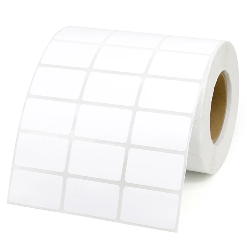 

Blank Price Tag Coated Paper Roll Sticker Can Be Written