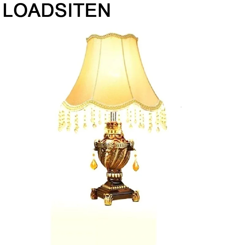 Noel Noche Европейский деко Mariage Lamp Cabeceira Abajur Quarto Para El Dormitorio Luminaria Lampara De Mesa Настольный