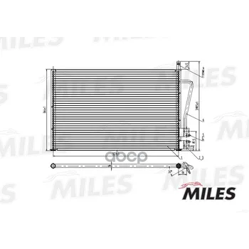 

Condenser Ford Fiesta/fusion 1.25-1.6 01-miles art. accb018