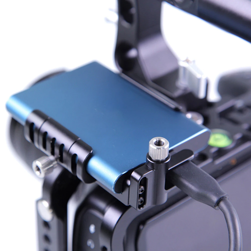 Холодный башмак BMPCC 4K кабельный зажим SSD держатель инструмент крепежный кронштейн аксессуары винтовой зажим алюминиевый сплав крепление камеры для samsung T5