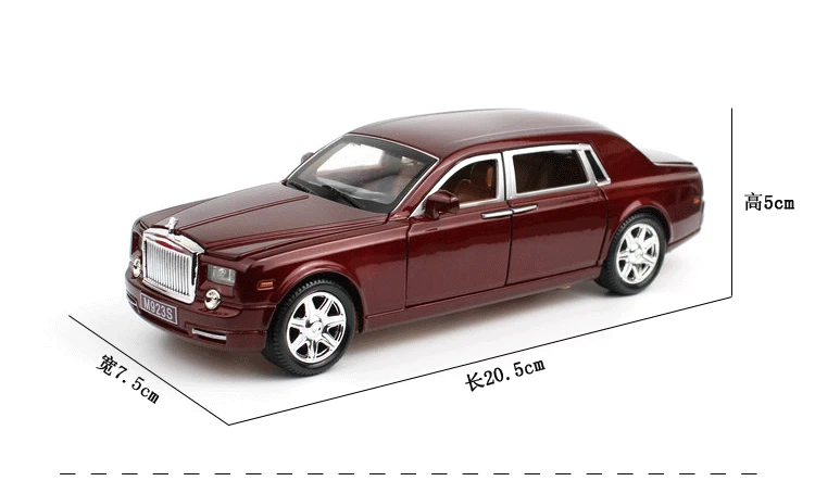 Модель автомобиля из сплава 1: 24Rolls Royce Phantom Шесть Дверей звук и светильник ВОИН детская игрушка автомобиль