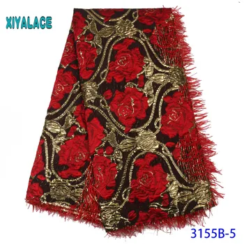 

African Lace Fabric 2019 High Quality Lace French Lace Fabric embroidery Fabric Nigerian Voile Suisse Lace Fabrics YA3155B-5