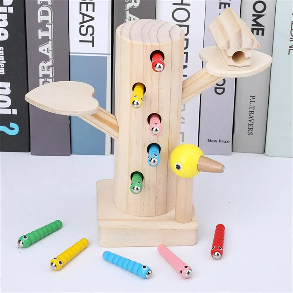  None Children Fun Simulation Doll Wooden Magnetic Enlightenment Educational Toys Table Games