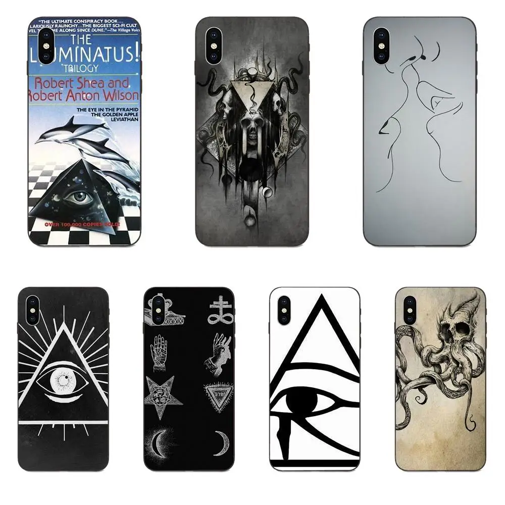 Мягкий колл-бокс Illuminati Symbol Eye Pyramid для Huawei nova 2 2S 3i 4 4e 5i Y3 Y5 II Y6 Y7 Y9 Lite Plus Prime Pro 2017 2018 2019