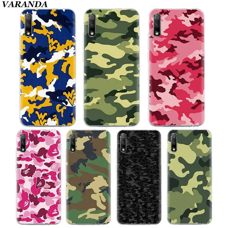 

Camouflage Pattern Camo military Soft Cases for Honor 8X 9X Pro 20 Lite V20 Huawei P30 P20 Mate 20 Pro Silicone Shell Coque