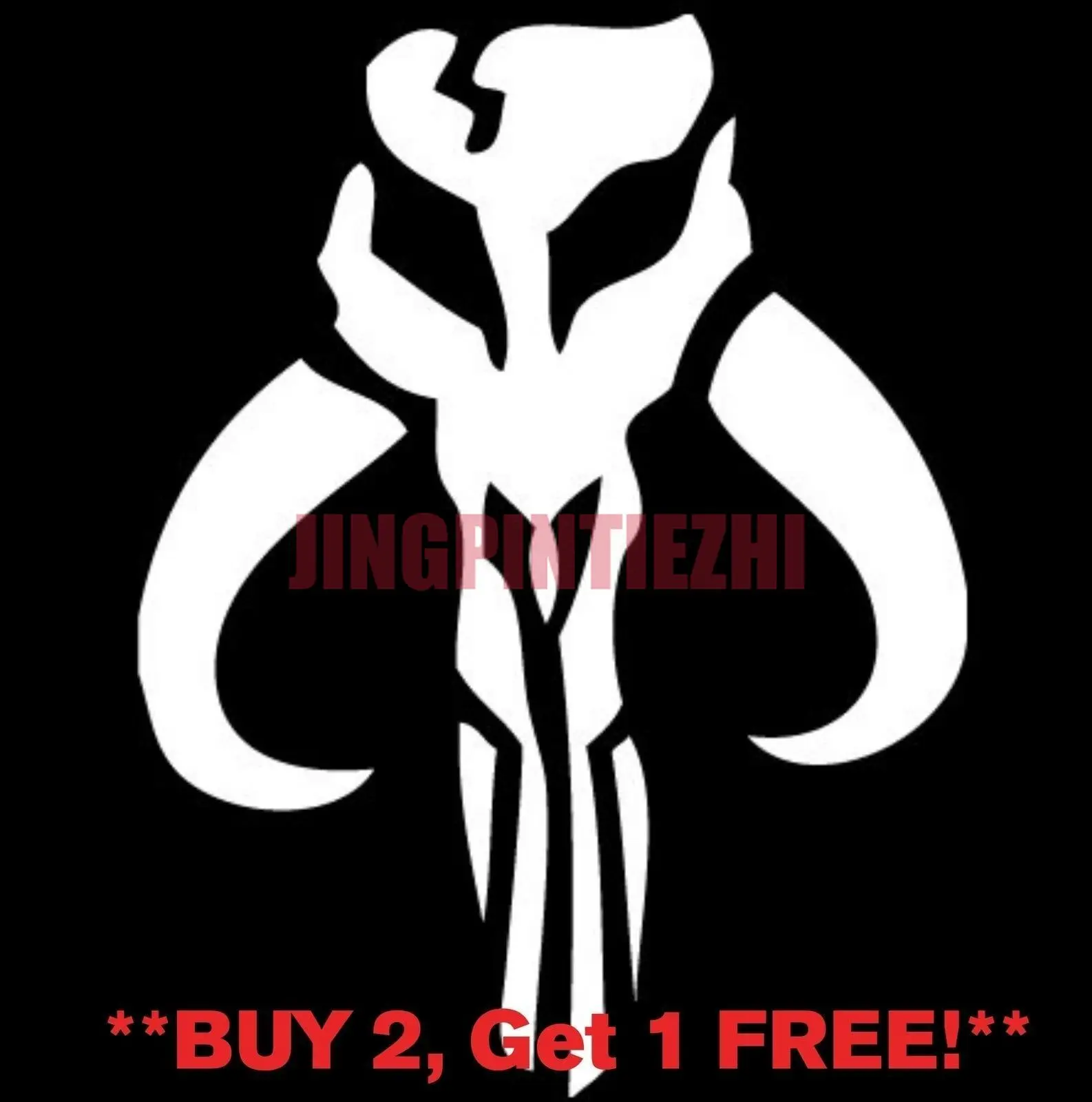 Creative Car Stickers Mandalorian Bounty Hunters Vinyl Decal Sticker