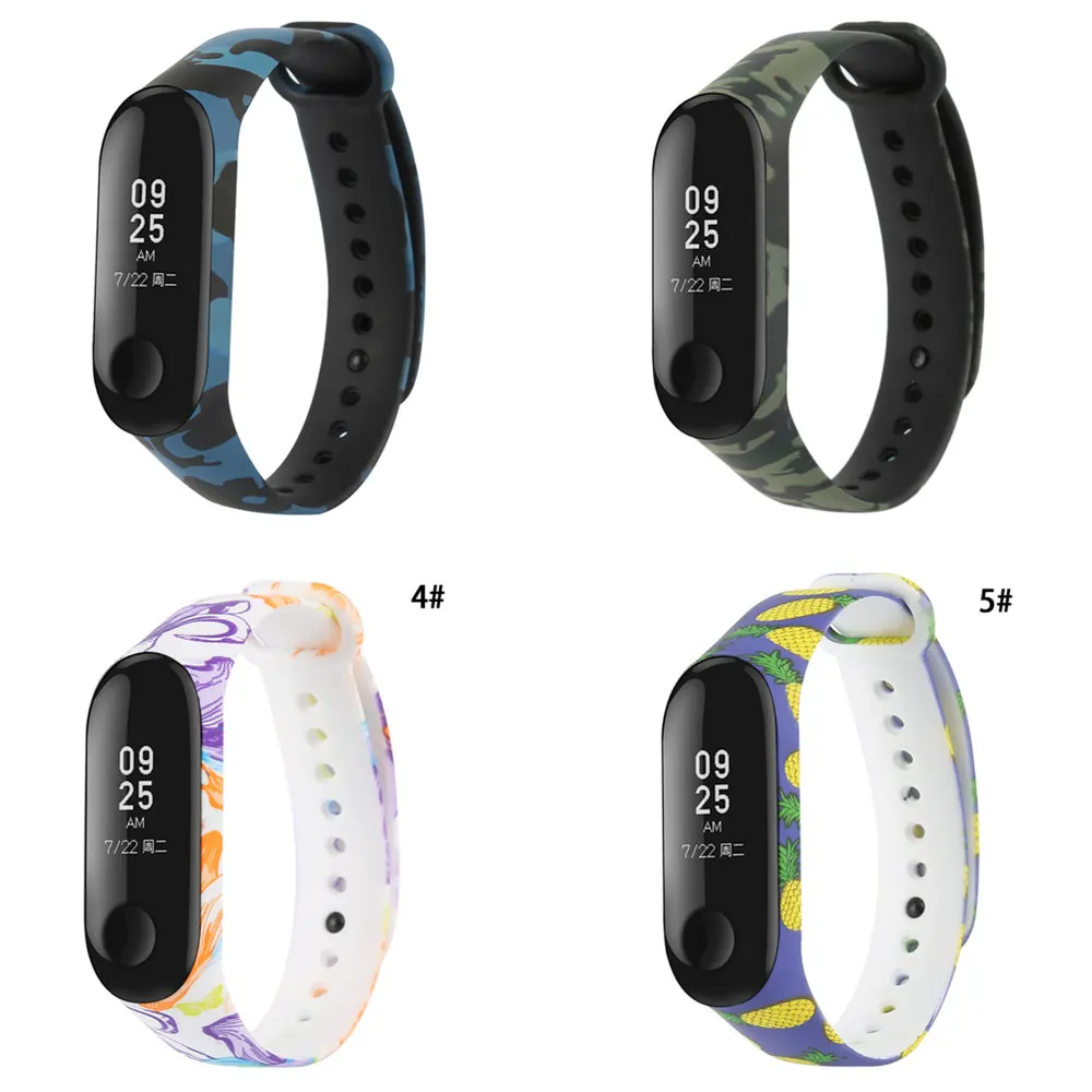 Силиконовый ремешок на запястье для Mi Band 3 Correa умные часы аксессуары Xiaomi браслет