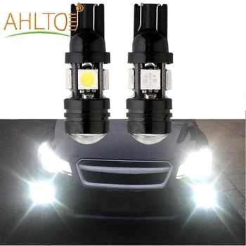 

2Pcs Car License Plate Led T10 W5W LED 4SMD 5050 1.5W Aluminum Delicate Car Bulbs Automobile Lamp Width License Bulb Scatter 12V