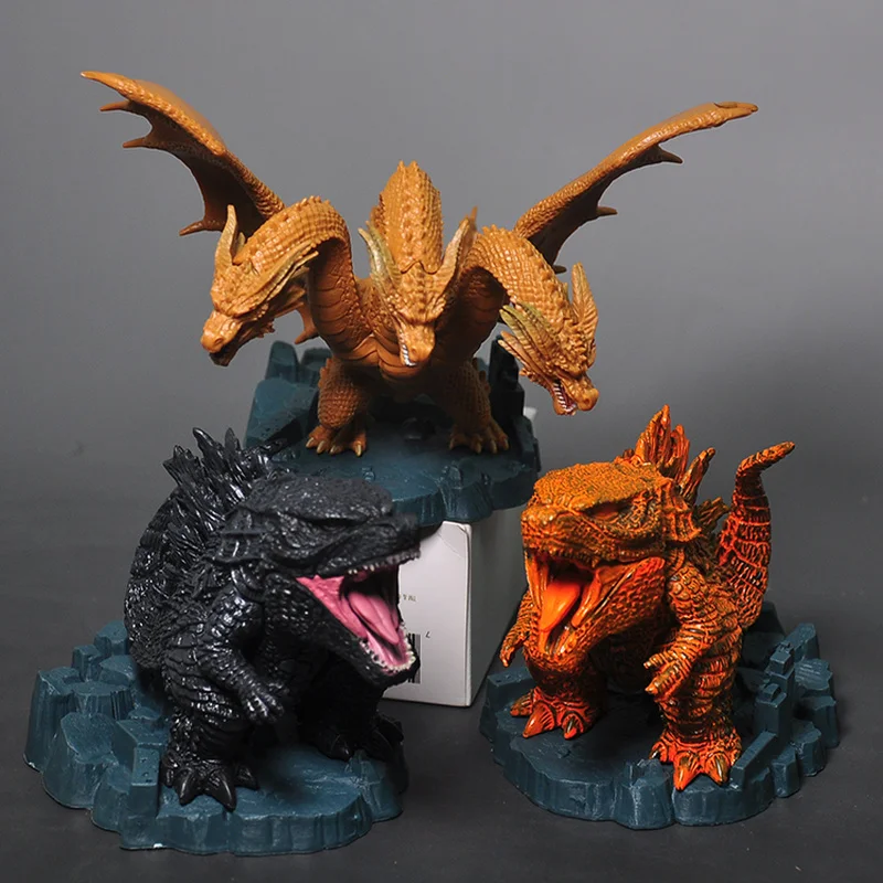 godzilla king ghidorah and godzilla 9cm figure