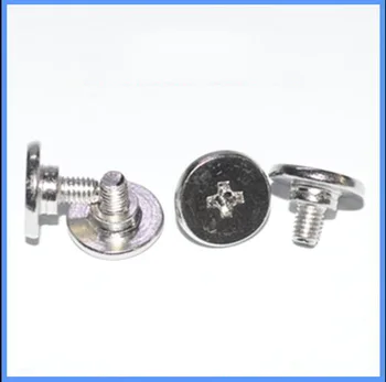 

20pcs M3 phillips slim flat bolts steps screw extra-low 10mm OD thin small head nickel plated 4mm length