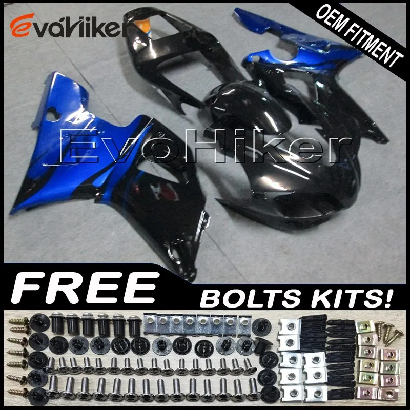 Заказной обтекатель мотоцикла для YZF-R1 1998-1999 ABS пластиковый корпус мотоцикла литьевая форма синий черный+ подарки - Цвет: A