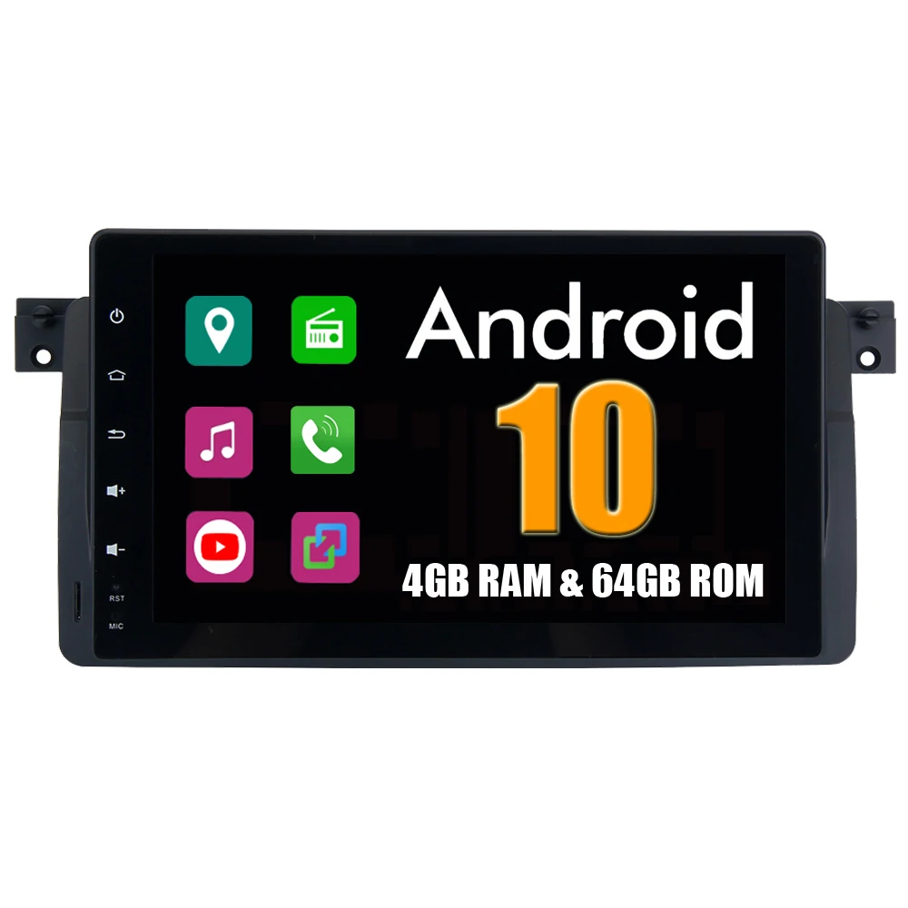 Octa Core Android 10 автомобильное радио для BMW 3 серии E46 M3 318i 320i 325i 328i с стерео GPS