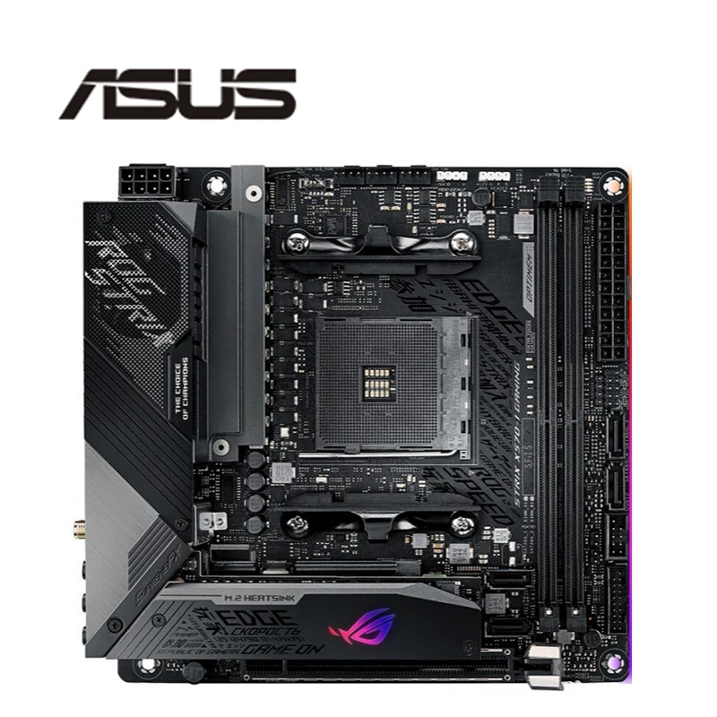 Б/у MINI-ITX для ASUS ROG STRIX X570-I игровой гнездо материнской платы AM4 AMD X570 оригинальный
