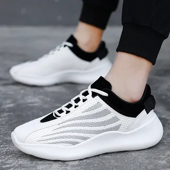 

2020 Spring New Net Red Reflective Men's Shoes Mesh Breathable Non-slip Sports Men's Casual Shoes Men Fashion Sneakers