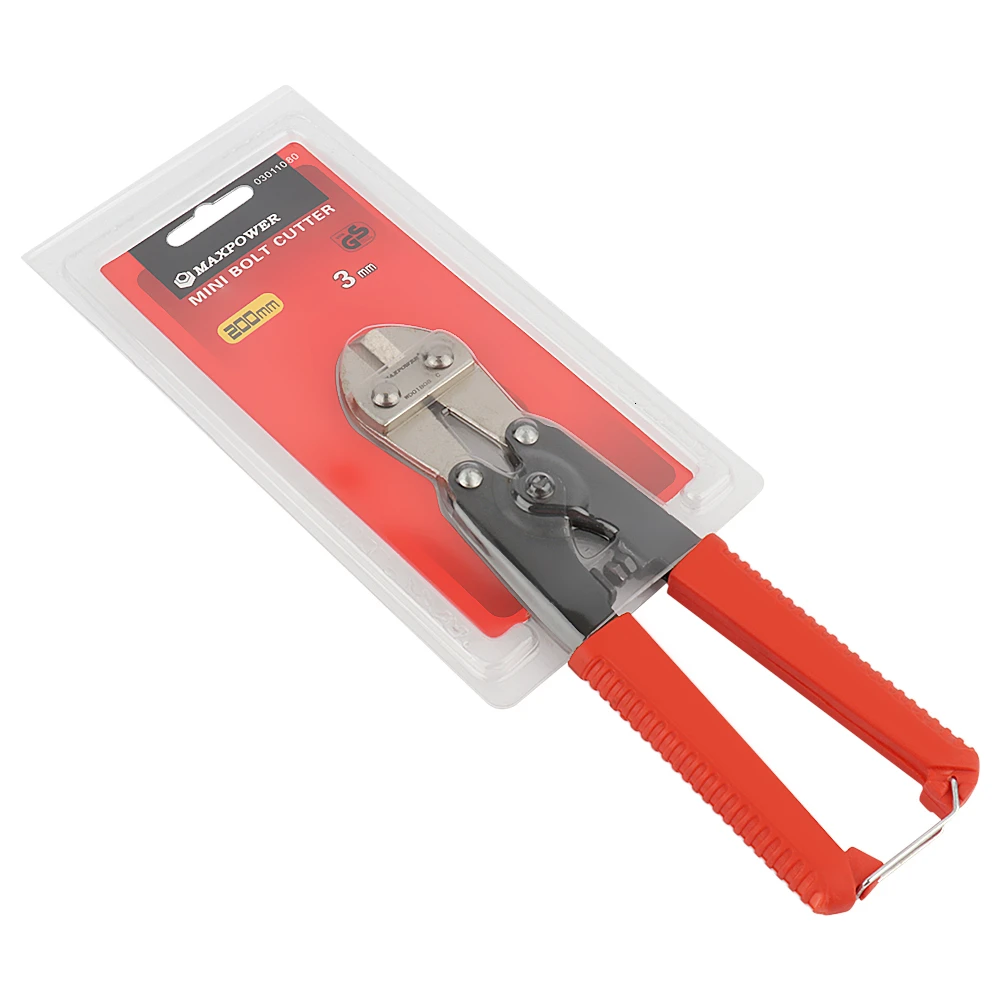 8inch Wire Cutting Pliers Flat Nose Bolt Cutters Multifunction Clippers Hand Tool Bolts Clamp Cutting Plier Wire Rope Cutters B4