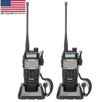 

2x Baofeng UV-5XP 8W Two Way Ham Radio 3000 mAh UHF VHF Dual Band Walkie Talkie