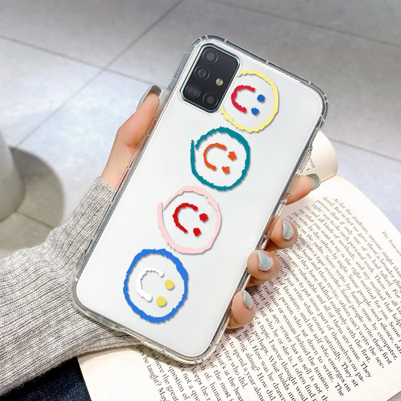 For Samsung Galaxy A51 Case Silicone Clear Funda On Samsung A51 4G 5G Protective Case Soft Coque Galaxy A 51 Shockproof Bumper samsung cases cute Cases For Samsung