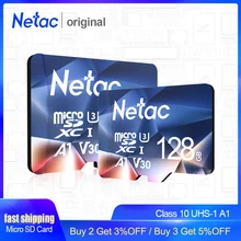 Netac A1 Geheugenkaart 64Gb 32 Gb 16Gb Microsd Tf Sd-kaart Class10 UHS-1 Flash Card Memory 32 gb Micro Sd-kaart
