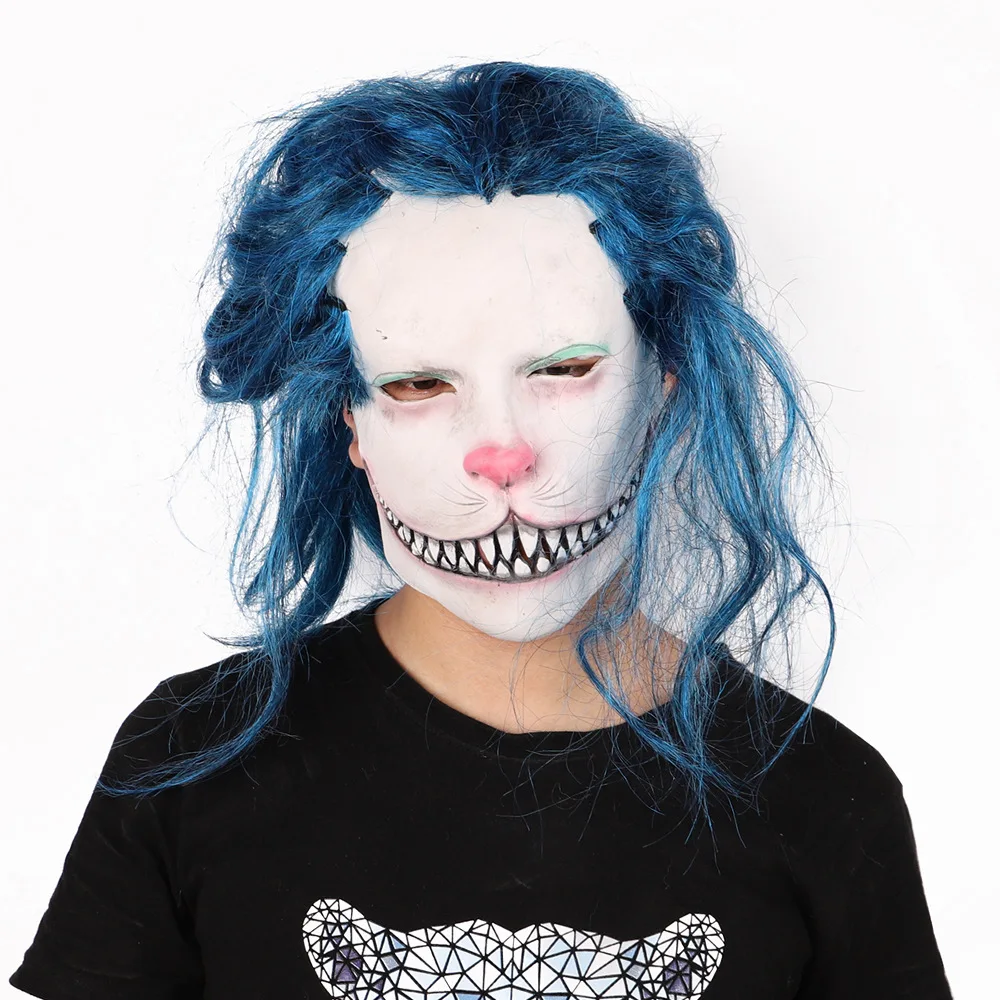 Funny Halloween Party Mask Masquerade Cosplay Costume Props Zombie Undead Latex Full Face Mask Increase Festive Atmosphere