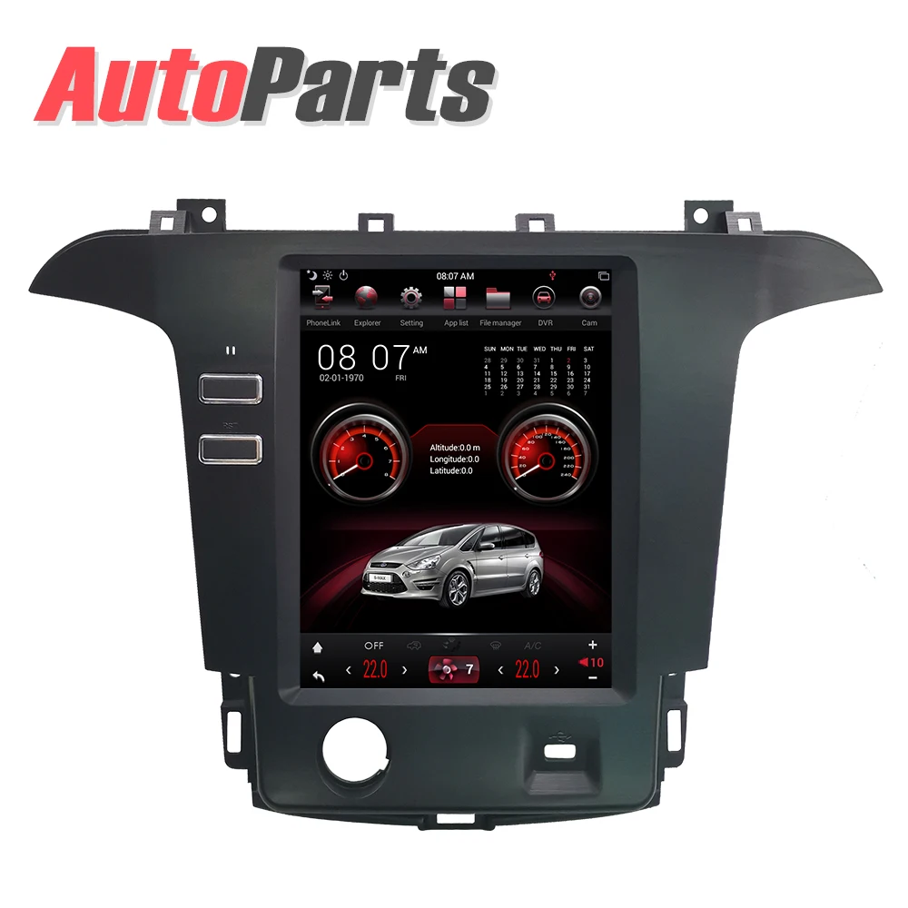 Kukuz 10 &quotTesla авторадио для Ford S Max Galaxy 2007 2015 Android автомобильный Dvd Gps плеер встроенное