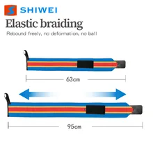 Shi wei стиль настраиваемый эластичный Браслет фитнес Защитная повязка ткань бинт нейлон обмотка защита запястья челнок