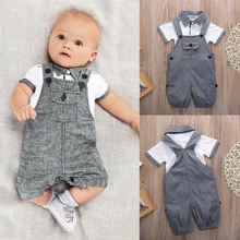 Pudcoco/летний комплект для новорожденных; Одежда для младенцев; футболка для маленьких мальчиков; Топы+ штаны; комплект одежды из 2 предметов