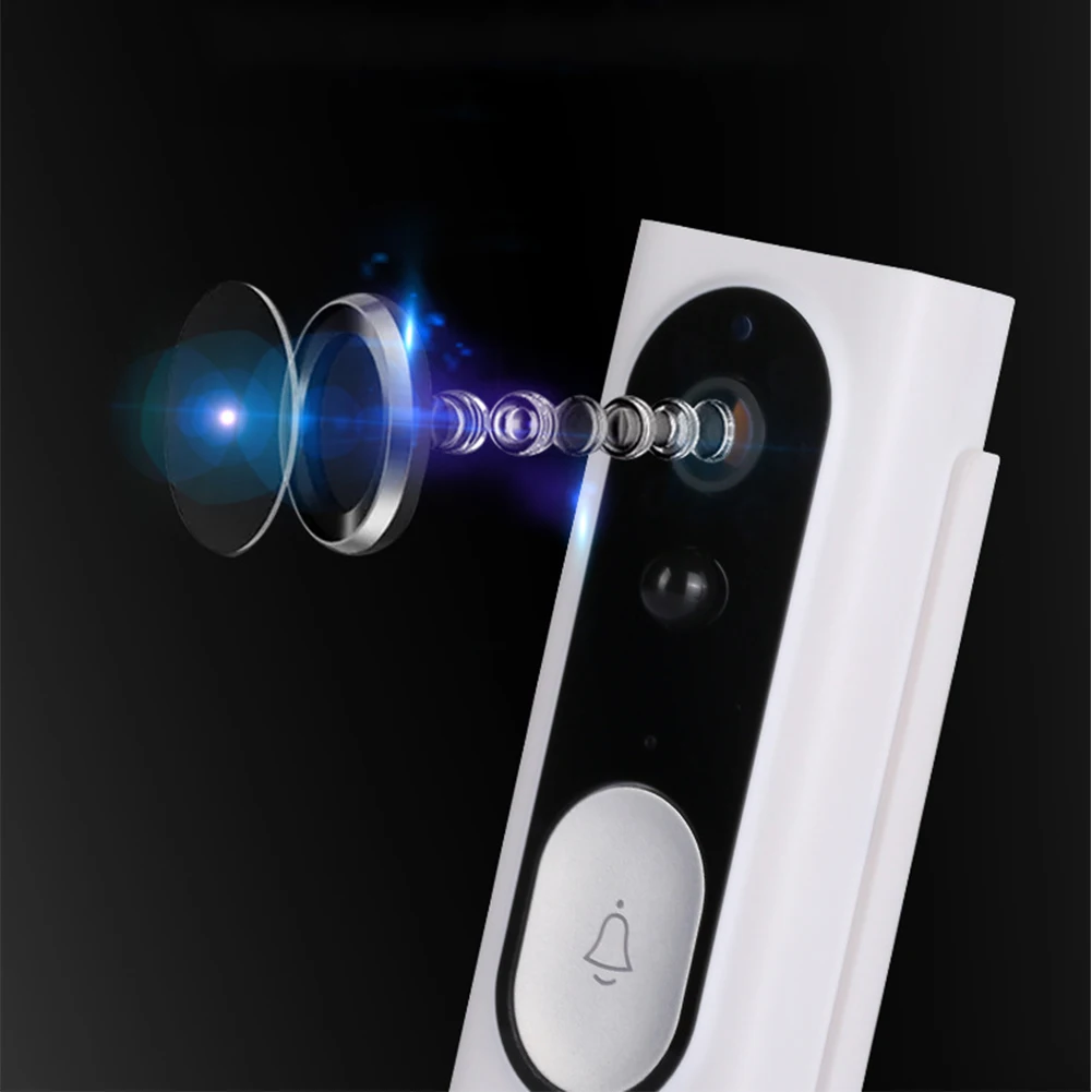 

M13 Home Remote Monitoring WIFI Anti-theft Smart Easy Install Wireless Doorbell Visible Real Time Two-way Intercom ABS Alarm