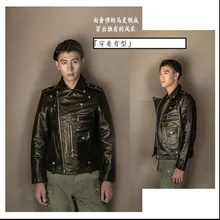 YR!. Роскошная японская куртка из батика с растительным дублением, винтажный J24 моторный стиль, мужская модная куртка из натуральной кожи