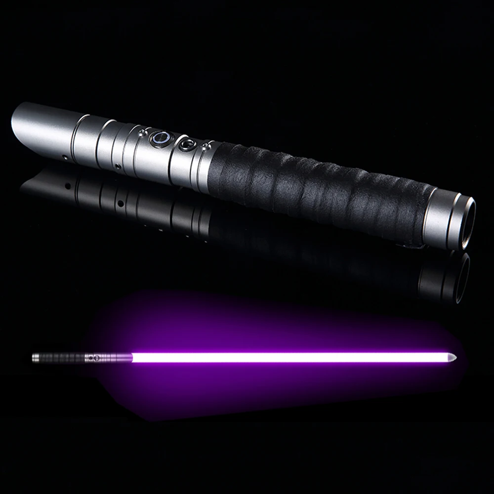 Тяжелый Дуэльный светильник saber RGB Jedi Sith светильник Saber Force FX светильник ing изменение цвета звук FOC Блокировка металлической ручкой