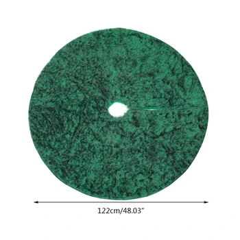 

Simulation Green Grass Christmas Tree Skirt Ornament Carpet Floor Mat Base Cover