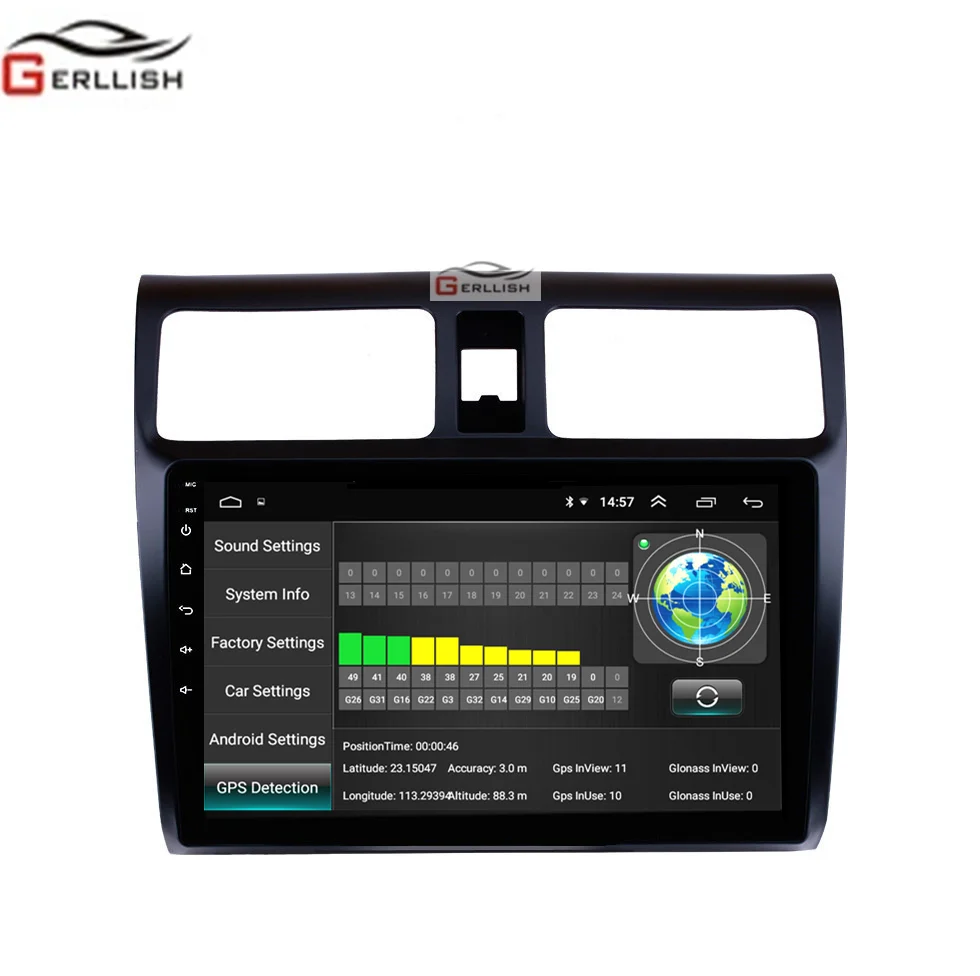 Автомобильный мультимедийный радиоприемник Android стерео dvd-плеер для Suzuki Swift 2004-2010