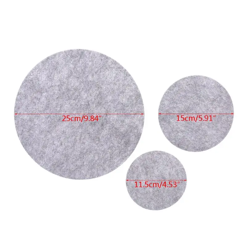 

Set of 24 Soft Felt Plate Dividers 3 Sizes Pan Separator Pads Cookware Bakeware Pot Stacking Protectors Dish Scratch Protectors