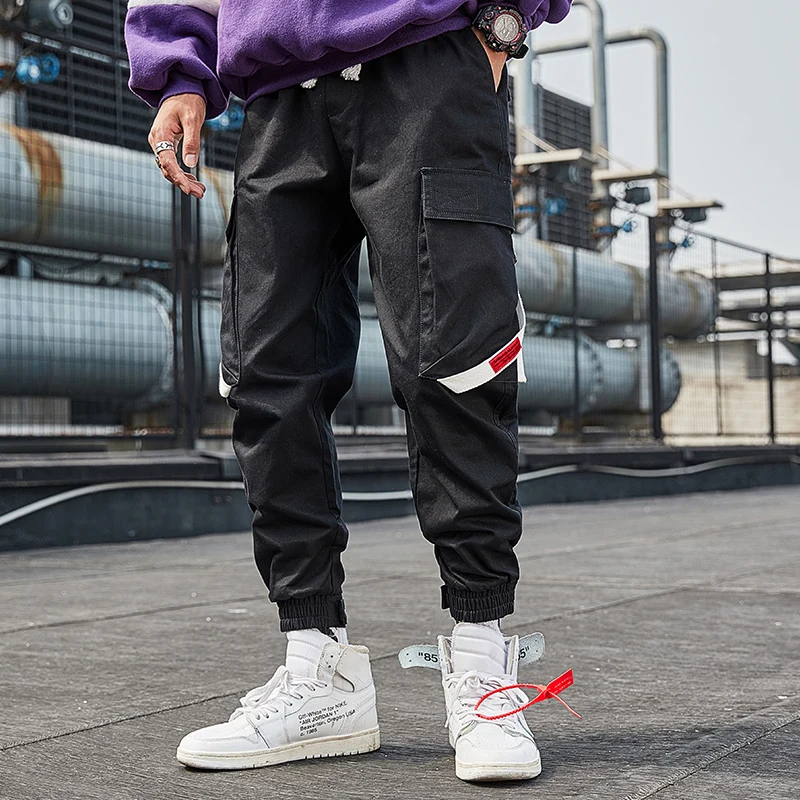 Pantaloni Hiphop pantaloni alti da uomo in cotone pantaloni in microfibra  tuta per inverno Streetwear Cargo Plus Size pantaloni Hip Hop per uomo  NN50CK|Cargo Pants| - AliExpress