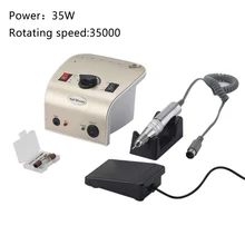 35000 об/мин электрические сверла для ногтей мельница резак машина Профессиональный маникюр пилка инструменты многофункциональный дизайн ногтей машина