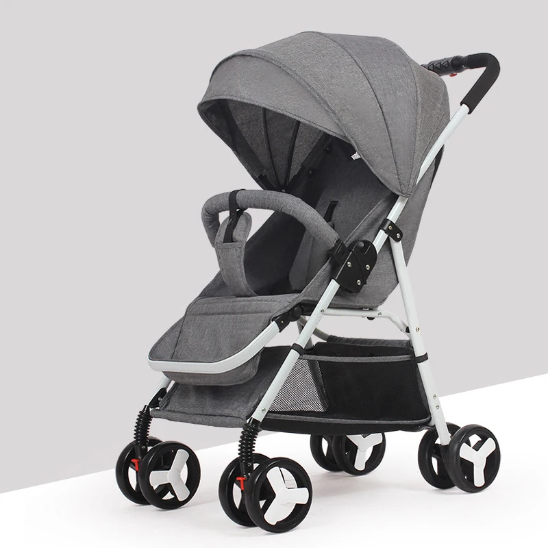 

Baby stroller ultra light portable can sit reclining folding trolley baby umbrella high landscape baby stroller