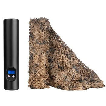 

12V Portable Car Wireless Inflatable Air Pump & Camouflage Net Camouflage Net Shading Net Decoration Net
