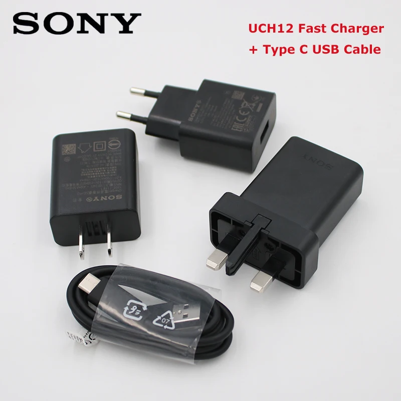 Новинка оригинальное быстрое зарядное устройство Sony UCH12 QC 3 0 кабель быстрой