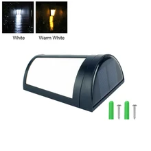 Настенный светильник на солнечной батарее, 6LED, уличный садовый светильник, водонепроницаемый забор, светильник, европейский стиль