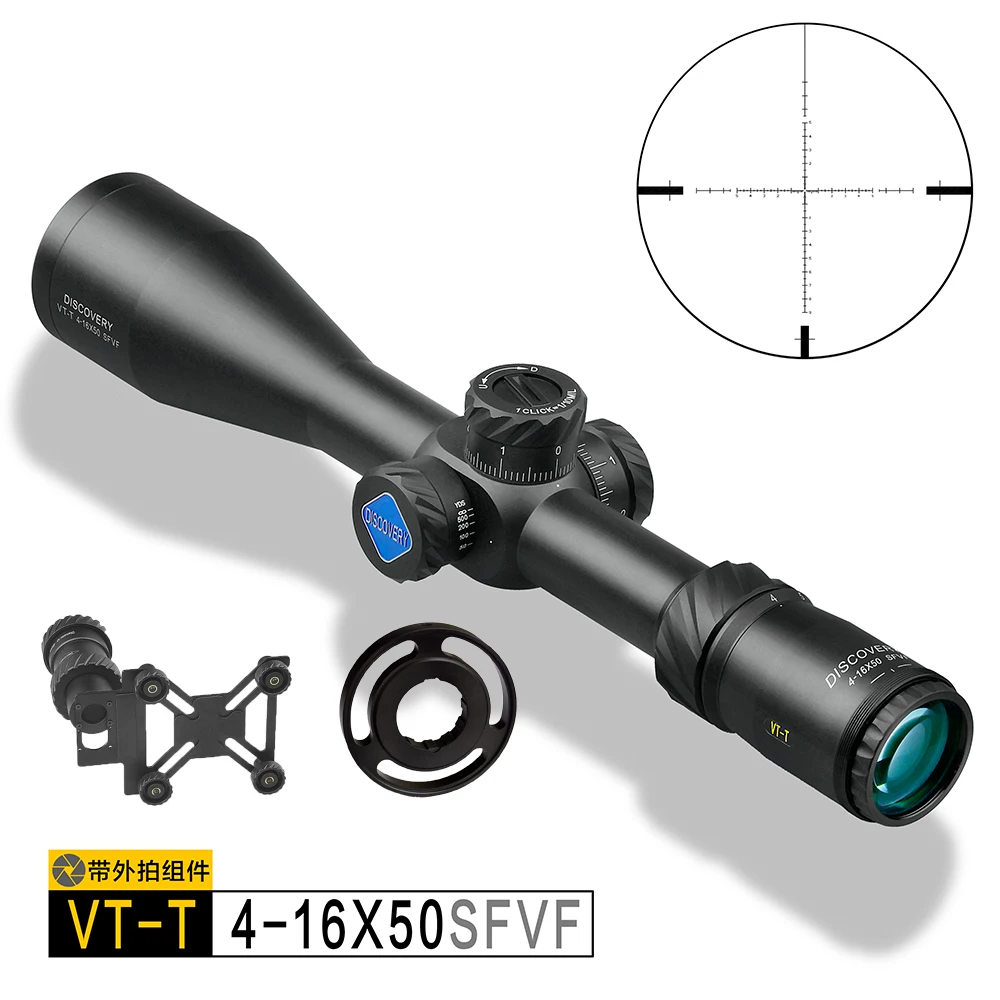 CN лучший бренд обнаружения VT-T 4-16 X50 SFVF оптические прицелы для пневматических пистолетов с бесплатным креплением для камеры