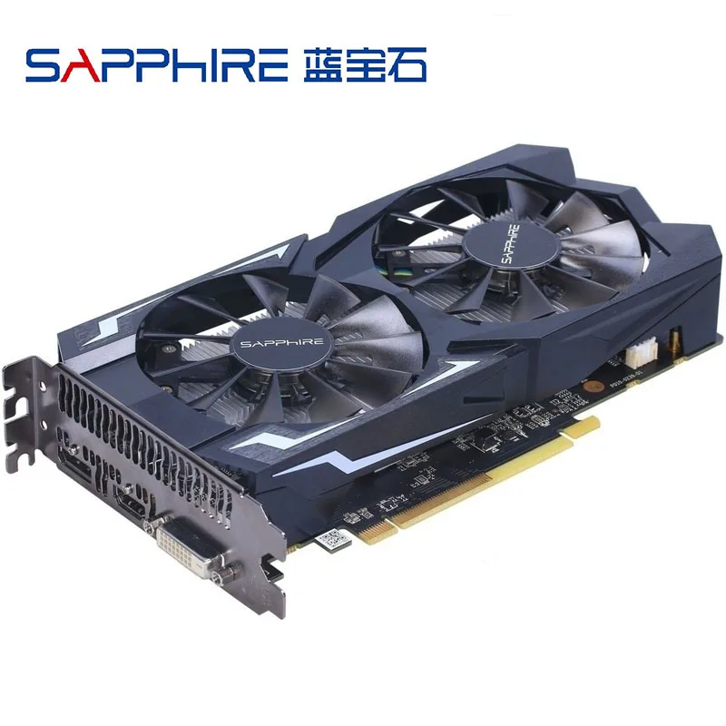 Видеокарта SAPPHIRE RX460 2G B GDDR5 для видеокарт серии AMD RX 400 7000MHz Radeon RX 460 2G RX460-2G B HDMI DVI б/у