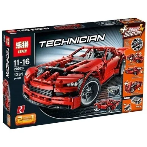 Конструктор Lepinblocks 20028 Суперавтомобиль- Technic Совместим с Лего 8070 LN-20028