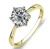 Zirconia Austria Crystal Wedding Ring 9