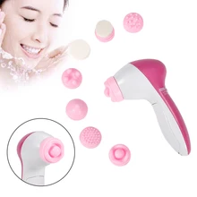 Уход за лицом 6 в 1 Электрический Уход за лицом машина для очистки лица поры кожи Очиститель Очищение тела массаж мини-массажер