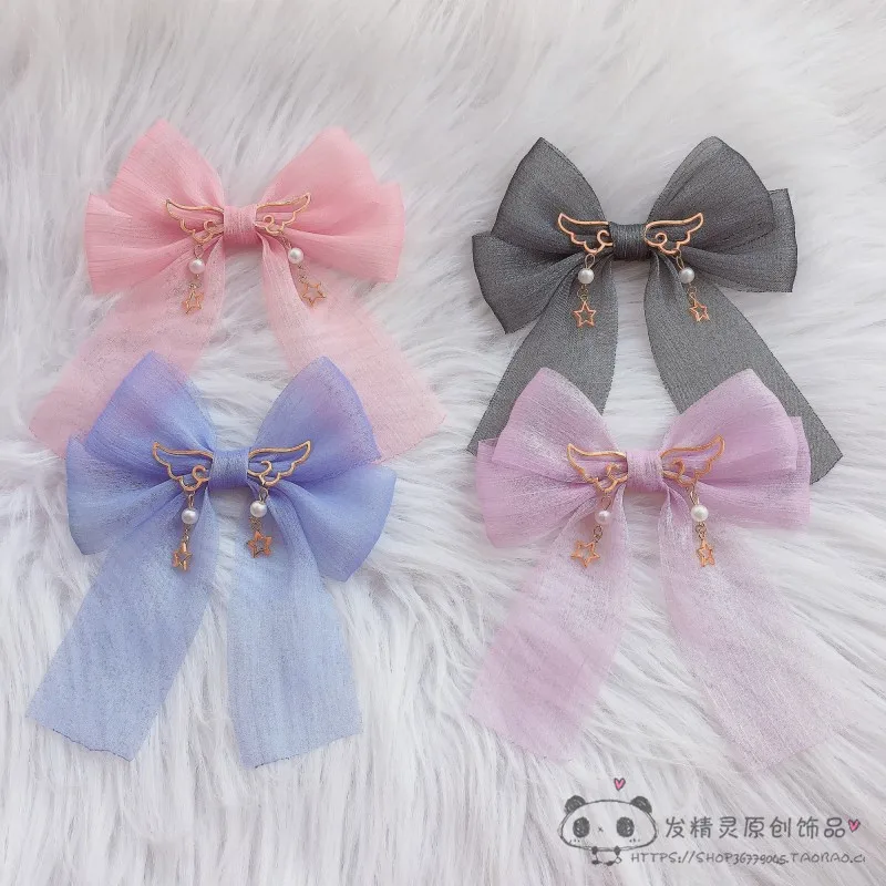 

New super fairy fairy lolita Lolita pair clip hairpin headpiece stars cute Japanese side clip