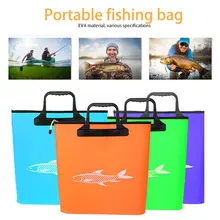 Прочный EVA складной чехол для раковины рыболовное ведро рыболовные снасти сумка Уличная сумка для рыбалки умывальник Кемпинг спорт