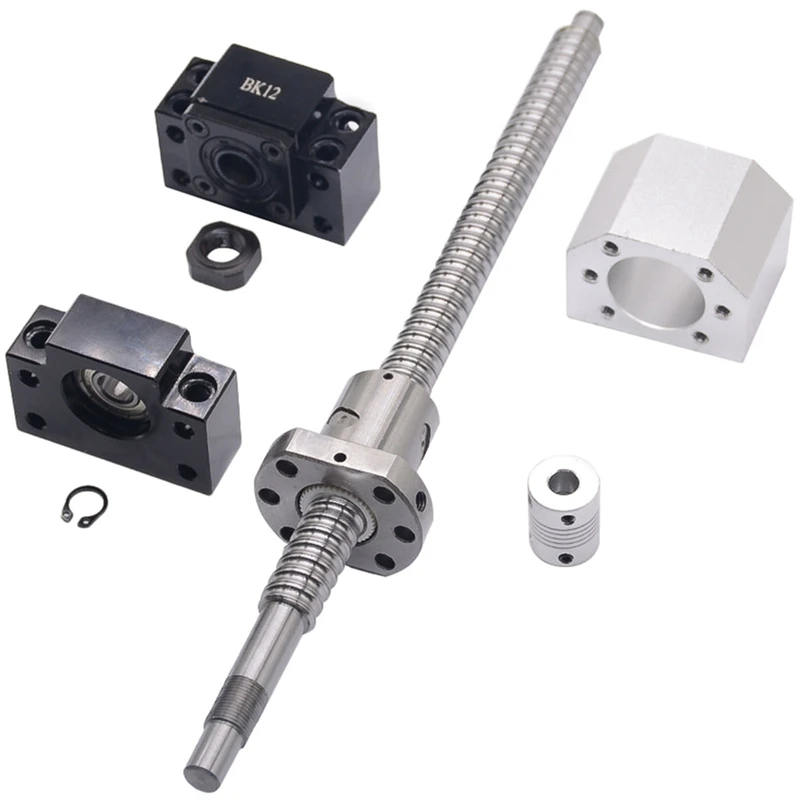 

Sfu1605 Set Sfu1605 Rolled Ball Screw C7 With End Machined(400Mm) + 1605 Ball Nut + Nut Housing+Bk/Bf12 End Support + Coupler Rm