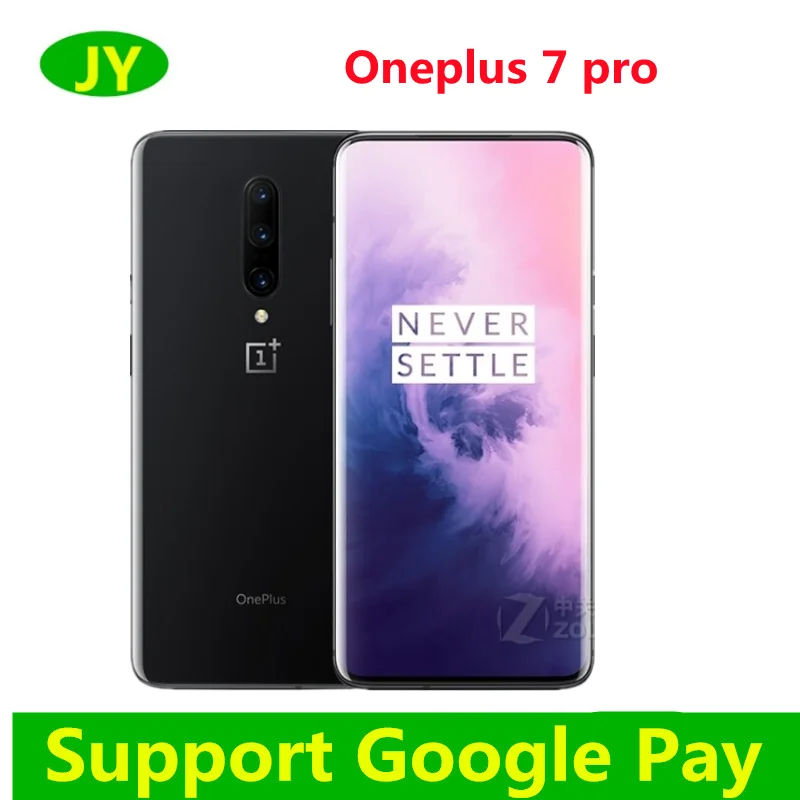 Global Oneplus 7 Pro Smartphone Oxygen Android Snapdragon 855 AMOLED Octa Core 6.67" 3120x1440 Curved Edge OTA 30W Mobile the best oneplus phone