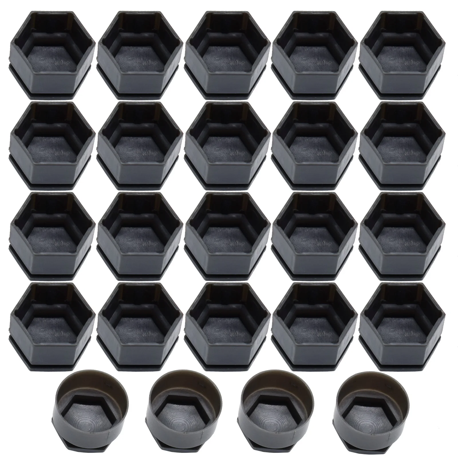Wheel Center Nut Bolt Tire Screw Cap Dust Water Proof Cover 24pcs 22mm with Tool for Opel Vauxhall Holden Insignia 2010-17 wheel nut caps wheel nut covers