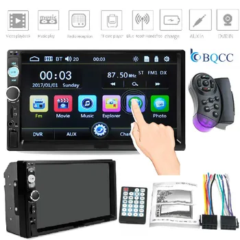 

Car Radio 2 Din Stereo Bluetooth Mp5 Multimedia Player 7in HD Touch Screen MP5 7010B