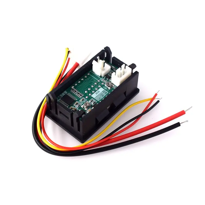 Цифровой вольтметр Амперметр постоянного тока 0 100 в 10 А двойной дисплей детектор